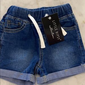 Little Bipsy toddler boy jean shorts. Brand new with tag.